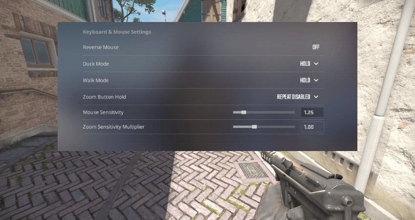 2. Changing Sensitivity During A Match