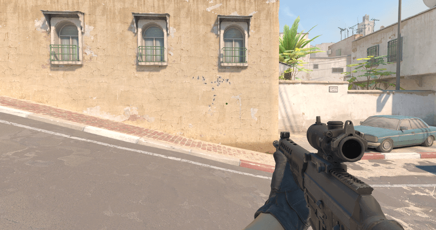 2. SG-553 Spray Pattern