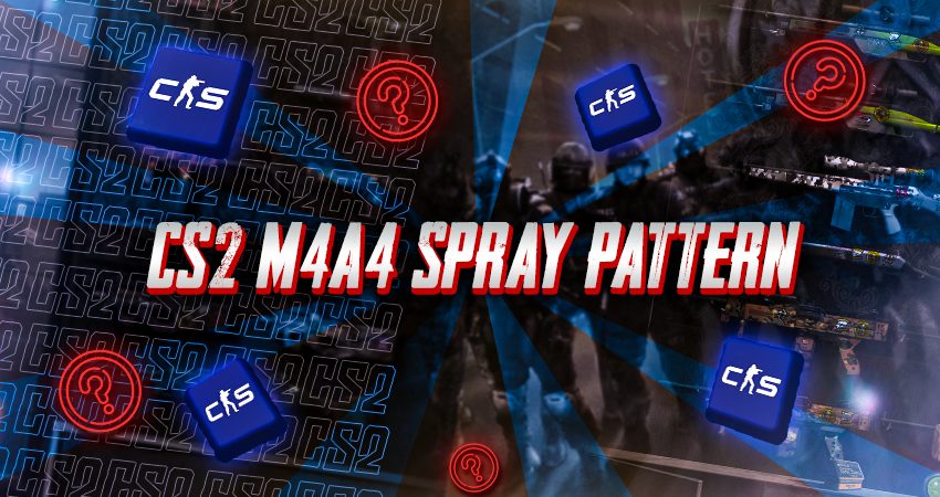 CS2 M4A4 Spray Pattern