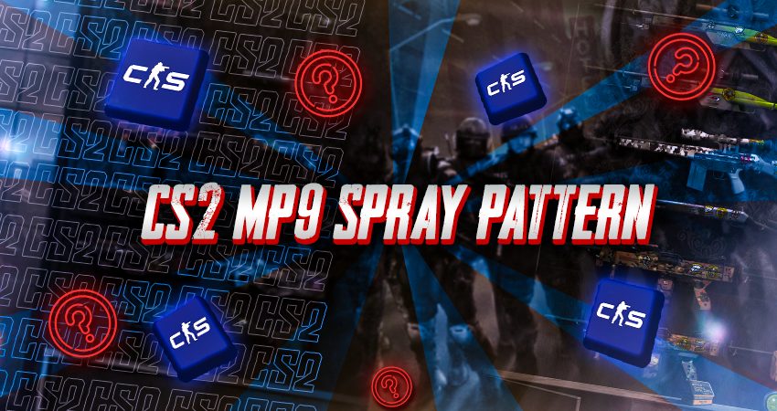 CS2 MP9 Spray Pattern