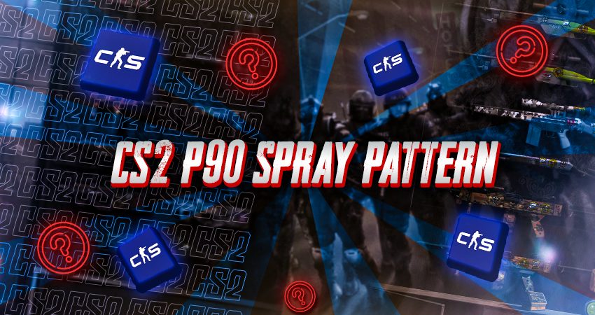 CS2 P90 Spray Pattern