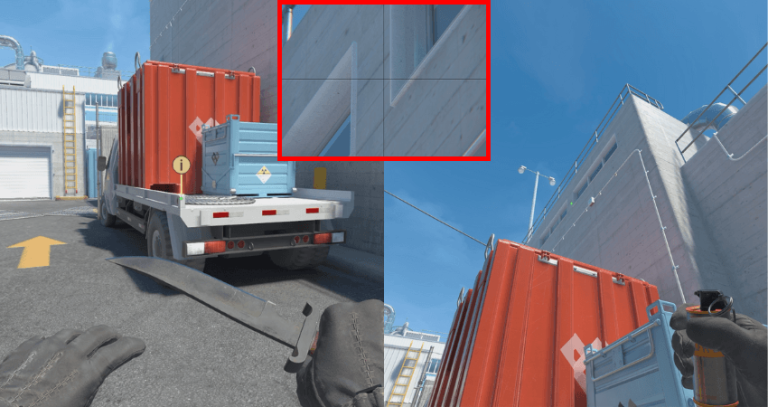 CS2 Nuke Outside Smokes From T Spawn - CS2 Pulse