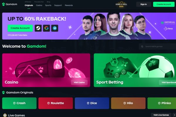 About Gamdom 600x400
