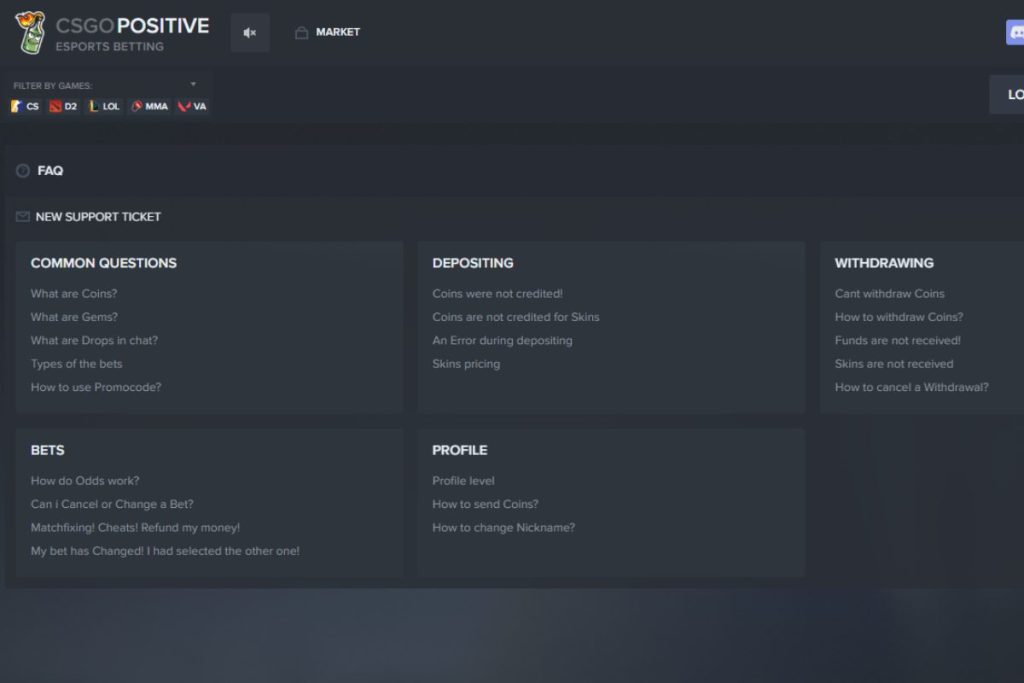 CSGOPositive Customer Support