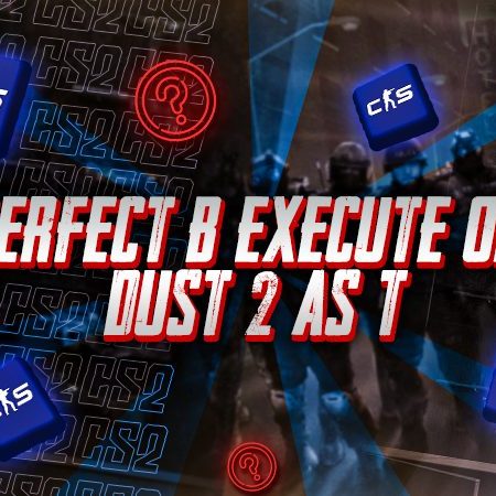 Perfect B Execute on Dust 2 as T