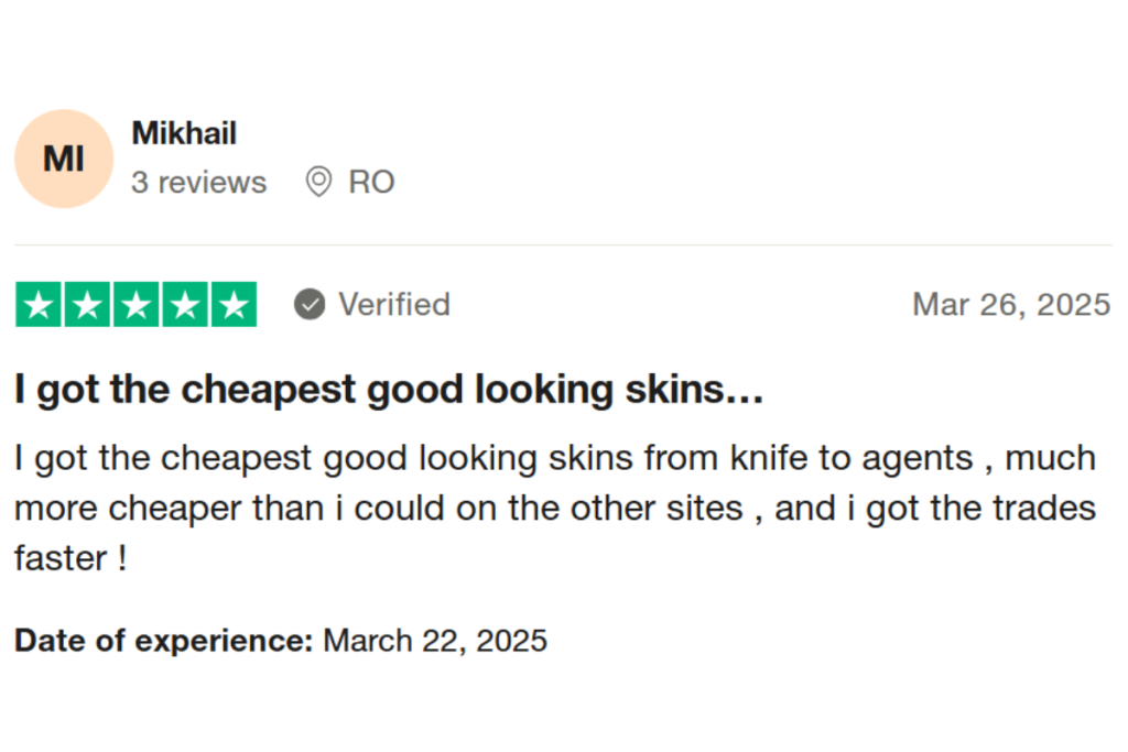 SkinBaron Reviews
