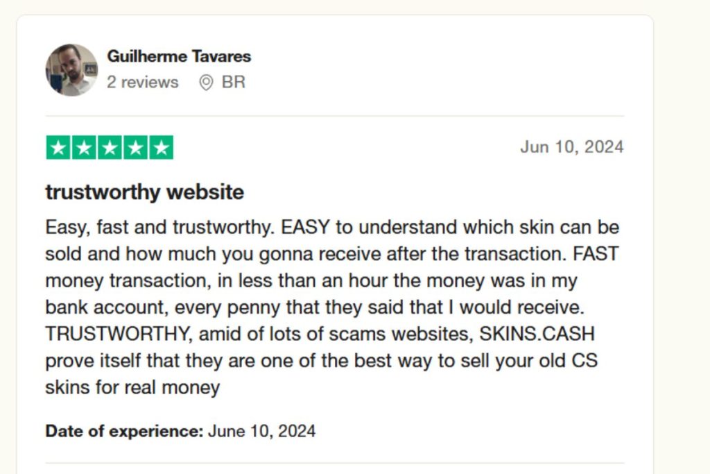 Skins.Cash Reviews