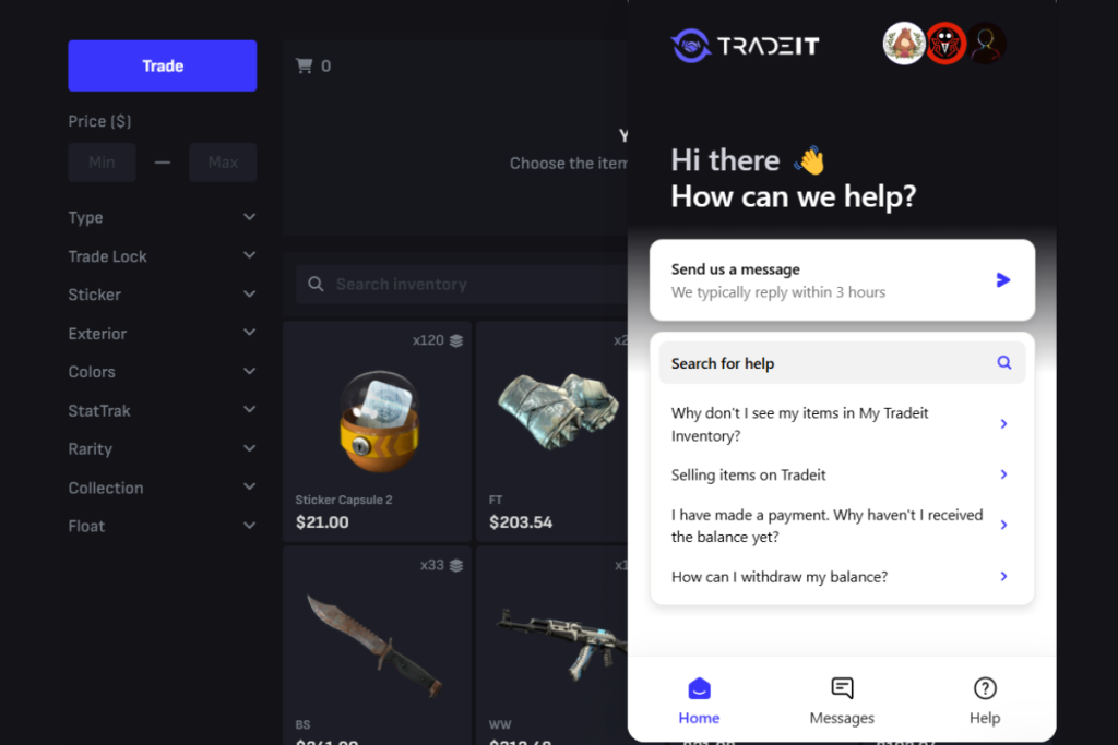 Tradeit.GG Customer Support