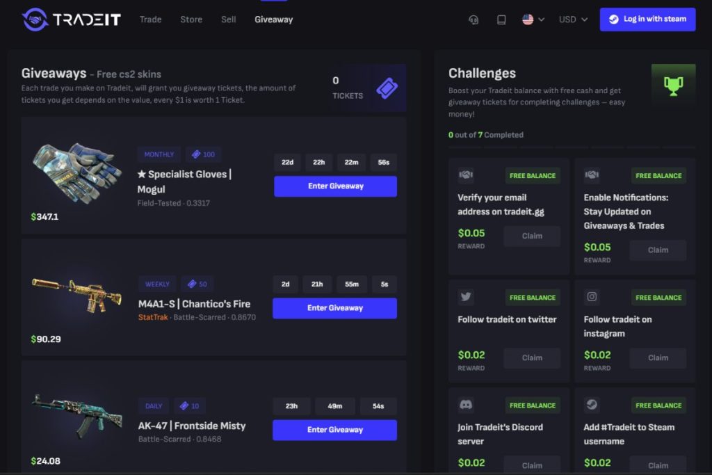 Tradeit.GG Rewards Program