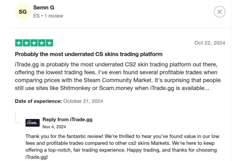 iTrade.GG Reviews