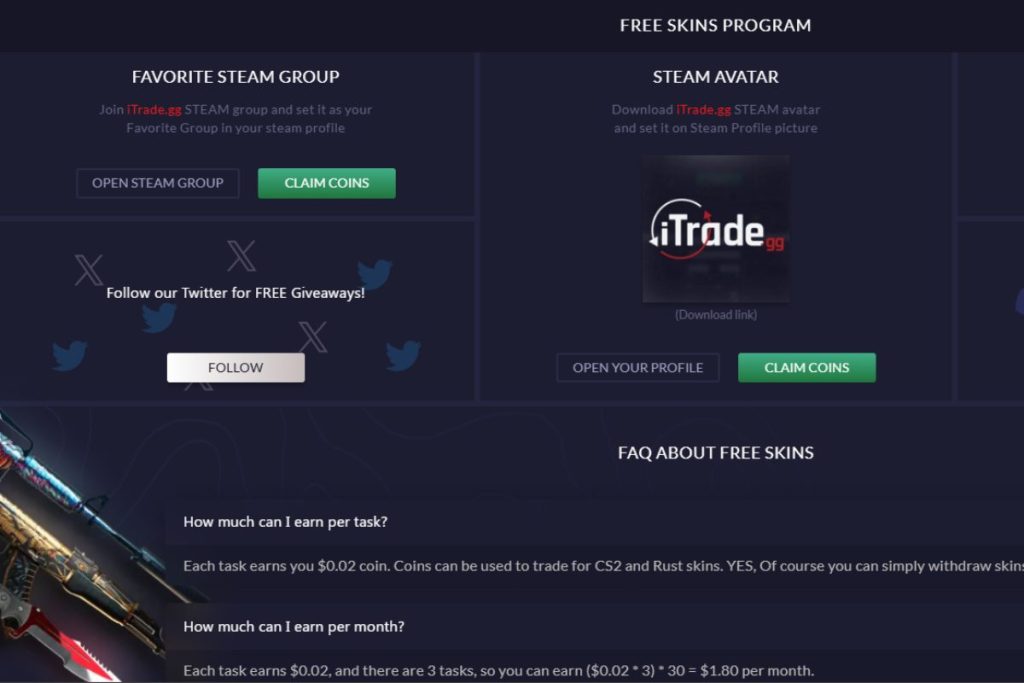 iTrade.GG Rewards Program