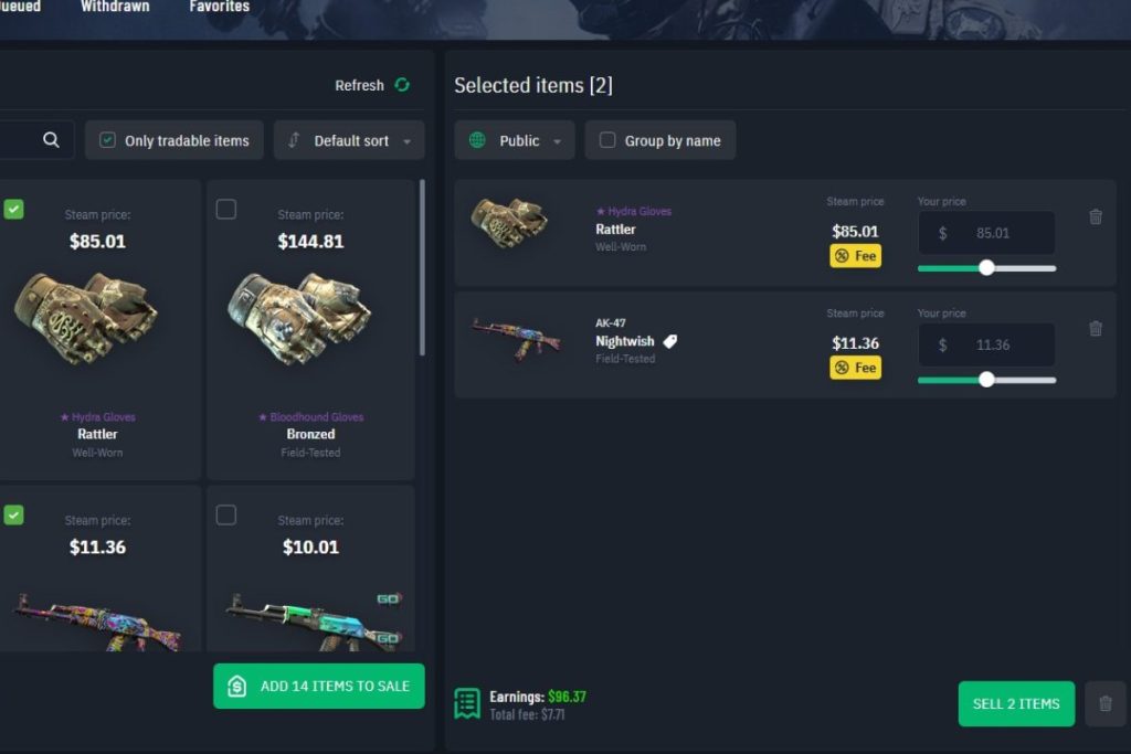 Bitskins Fees