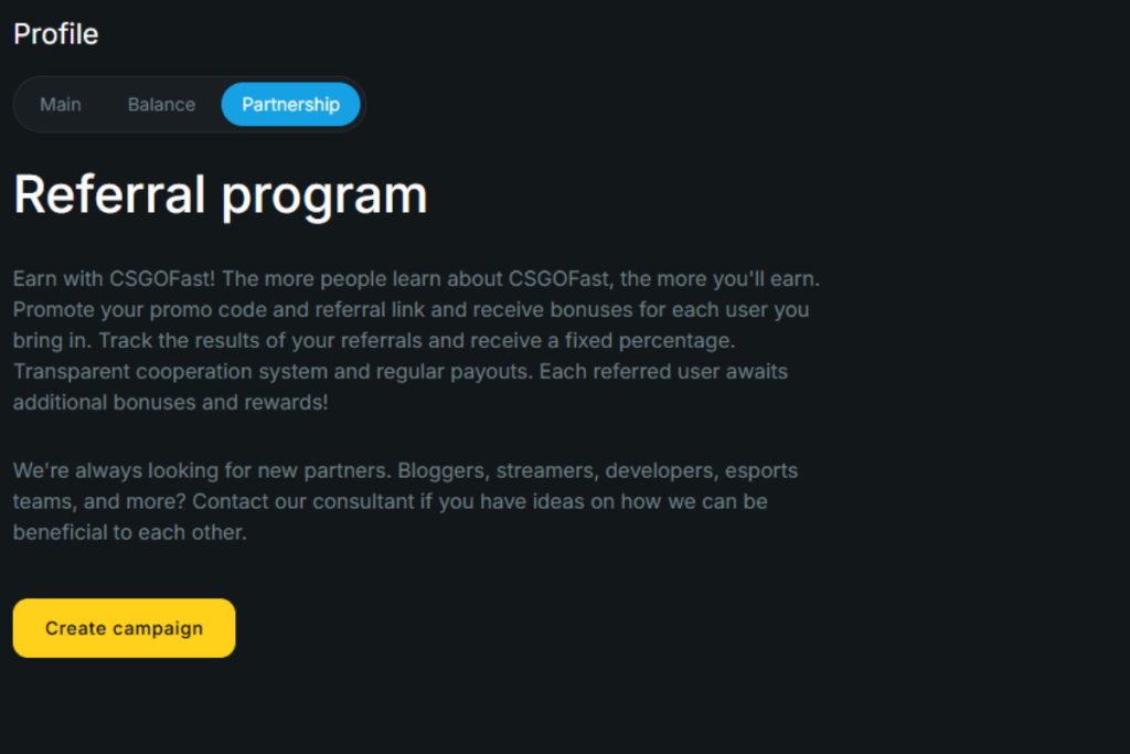 CSGOFast Sponsorships