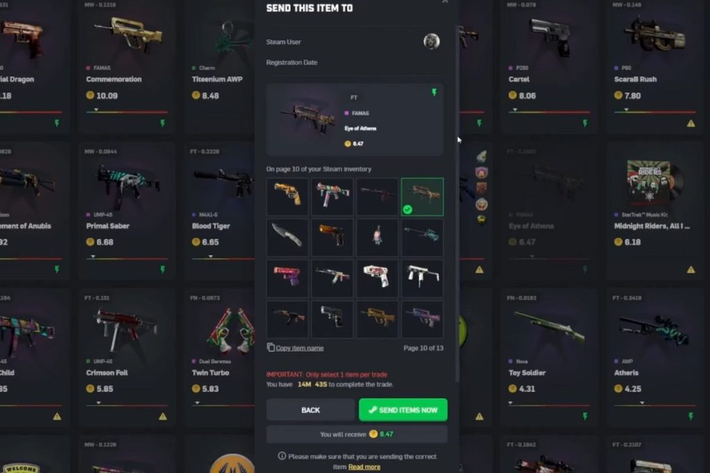 CSGORoll Withdrawal Terms