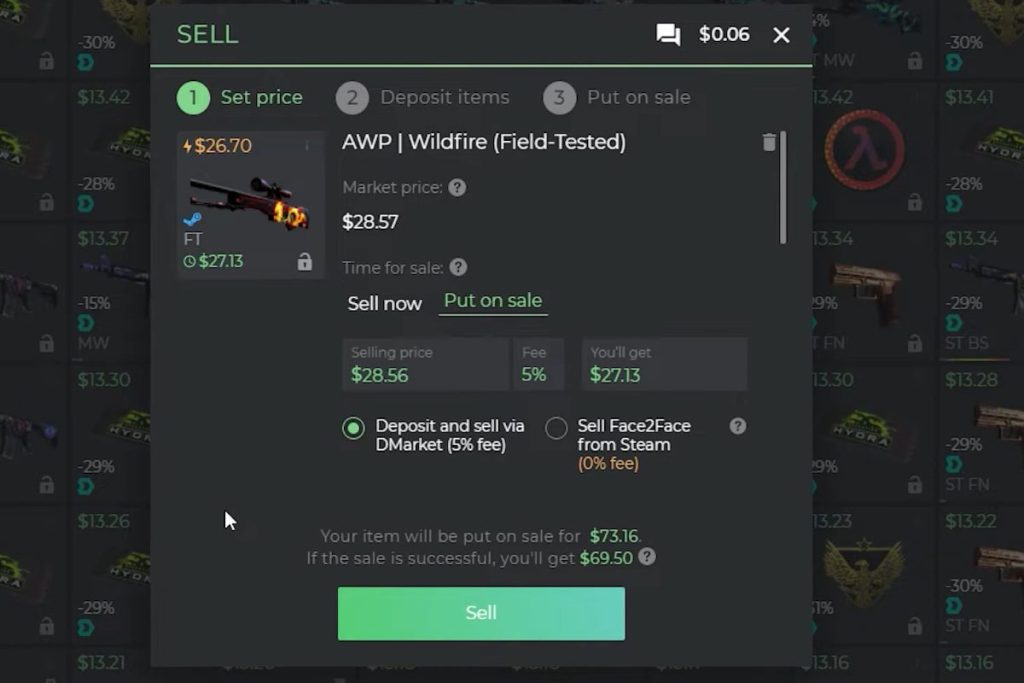 Dmarket Fees