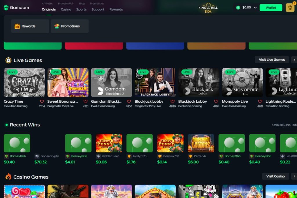 Gamdom Games