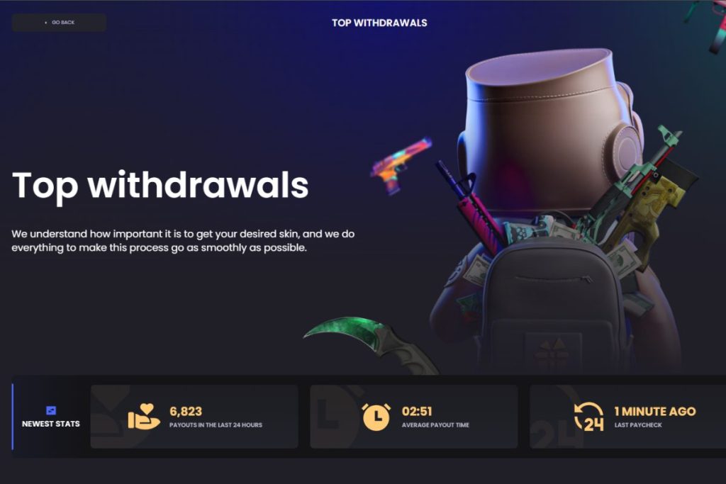 KeyDrop Withdrawal Terms