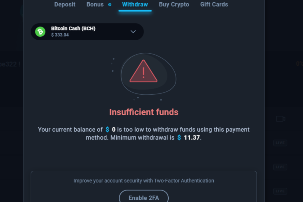 ThunderPick Withdrawal Terms