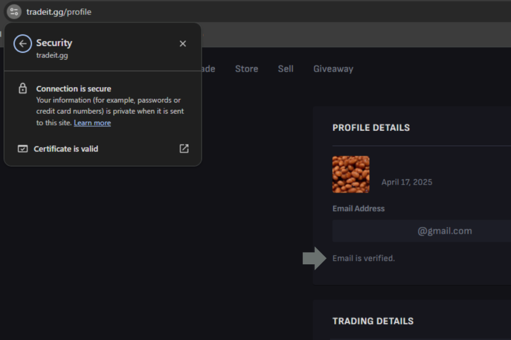 Tradeit.GG Security