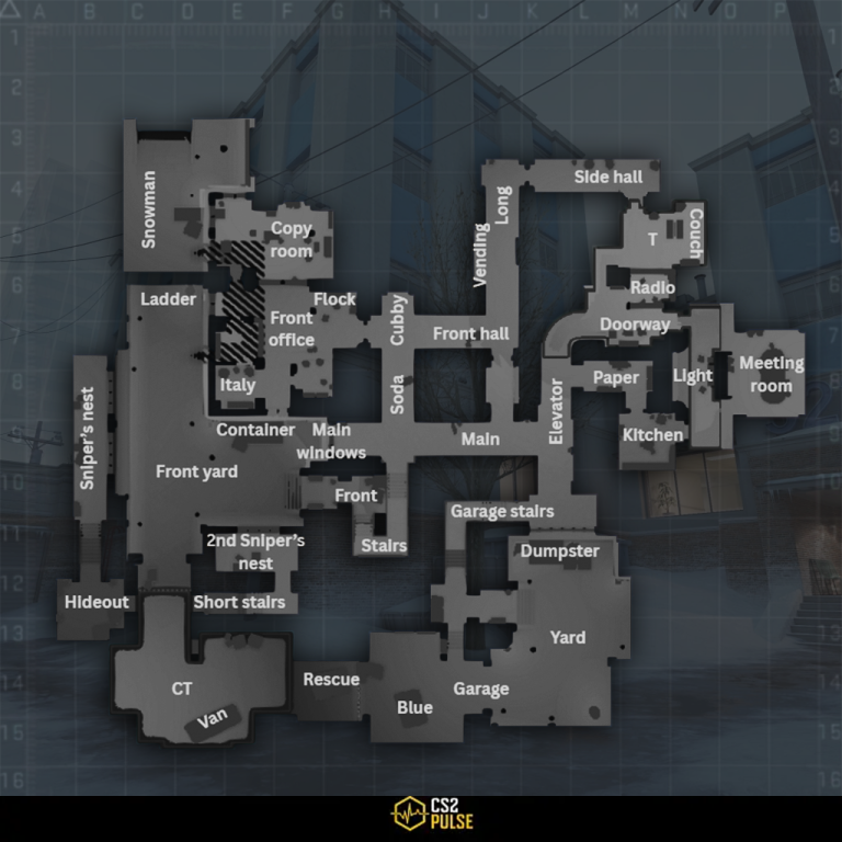 Cs2 Office Callouts Learn All 2025 Office Map Callouts
