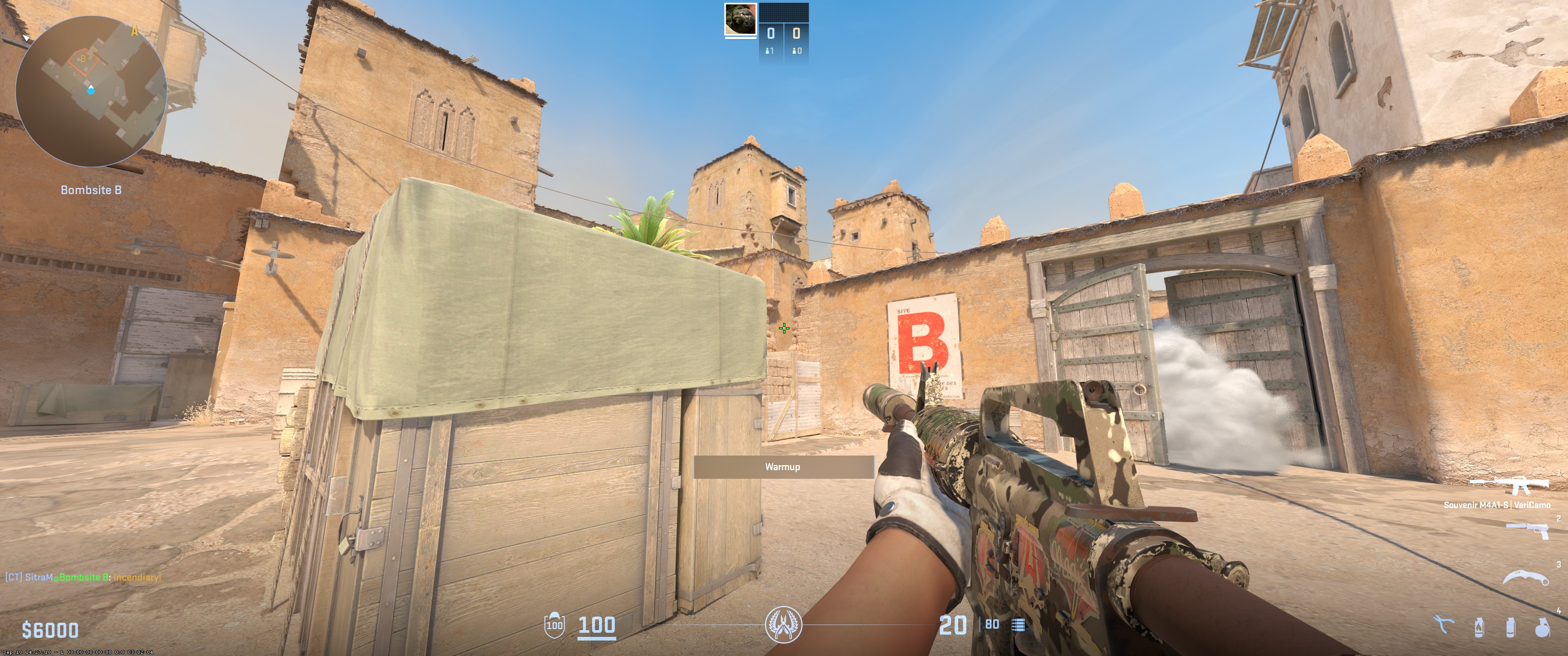 How to Hold B Site Post Plant on Dust 2 as T
