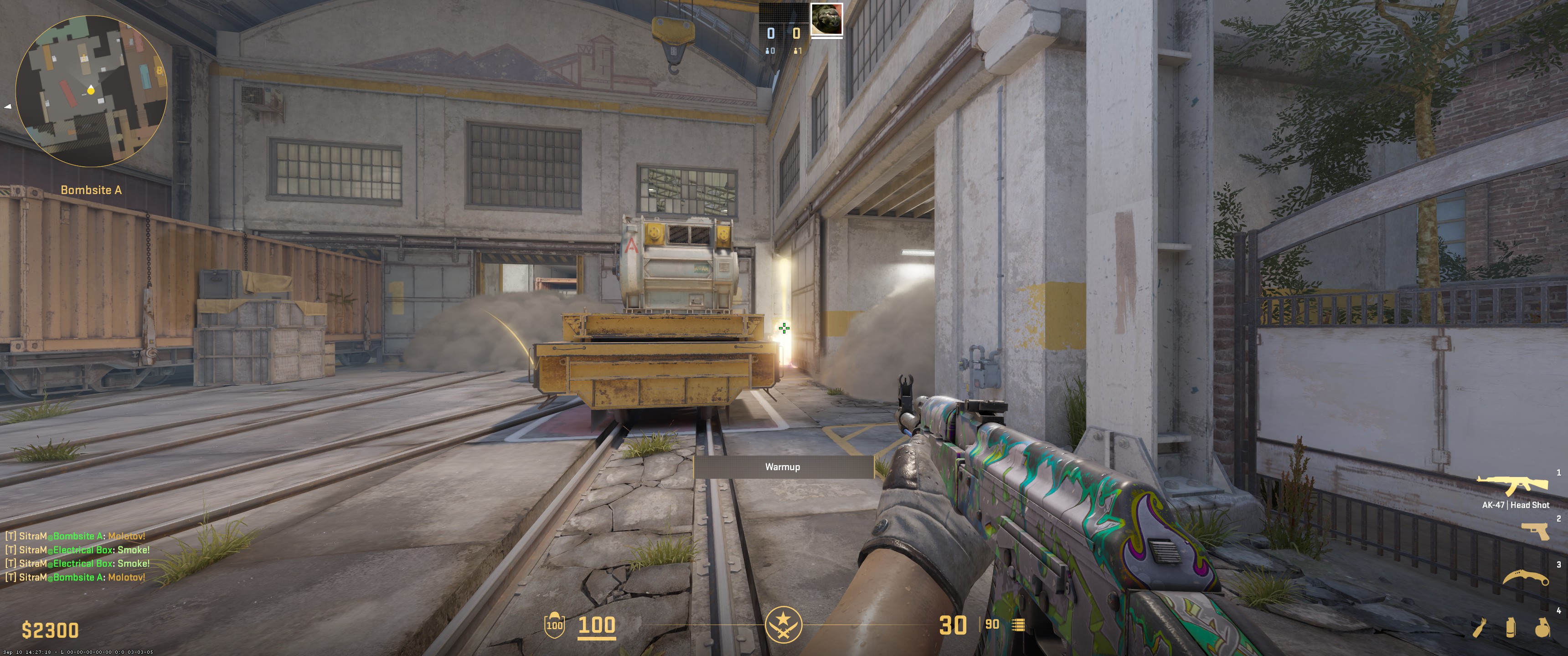 Perfect A execution on Train as T