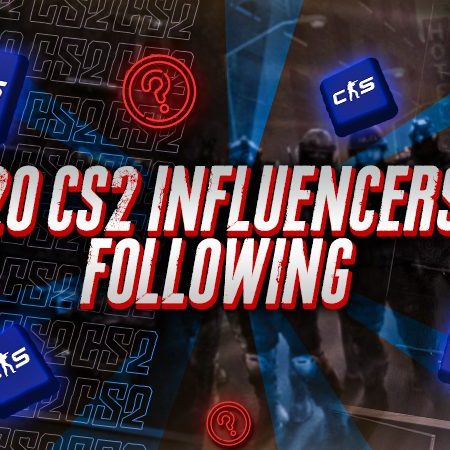 Top 20 CS2 Influencers by Following