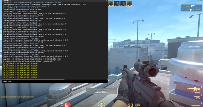 CS2 God Mode Command
