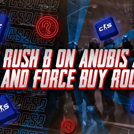 How to Rush B on Anubis as T on Eco and Force Buy Rounds