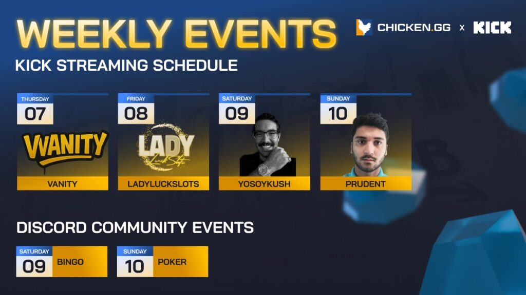 Chicken.gg Sponsorships and Community Events