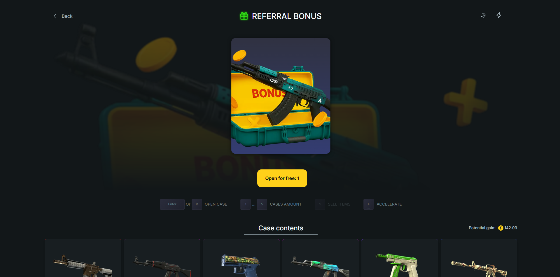 CSGOFast Free Case