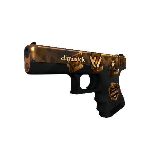 Souvenir Glock-18 | Reactor (Well-Worn)