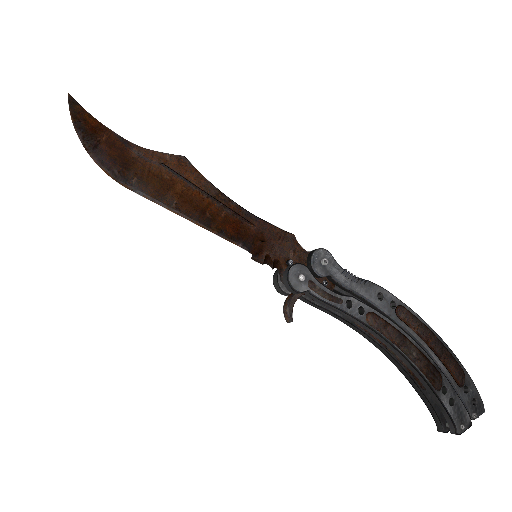Butterfly Knife | Rust Coat (Battle-Scarred)