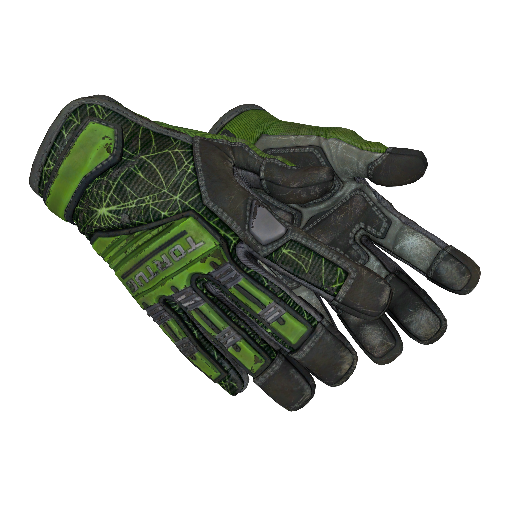 Specialist Gloves | Emerald Web (Field-Tested)