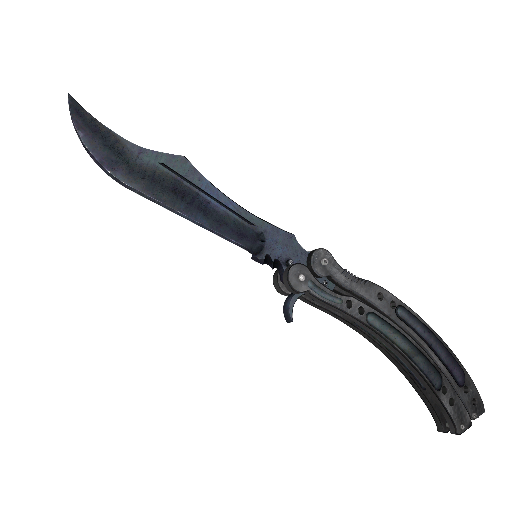 Butterfly Knife | Blue Steel (Field-Tested)