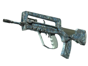 FAMAS | Cyanospatter (Field-Tested)