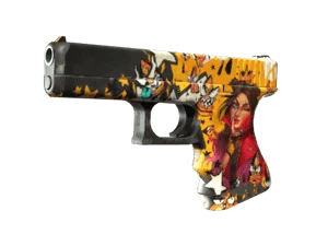 StatTrak™ Glock-18 | Bullet Queen (Well-Worn)