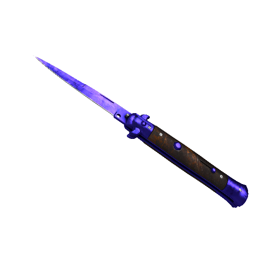 Stiletto Knife | Doppler Sapphire (Factory New)