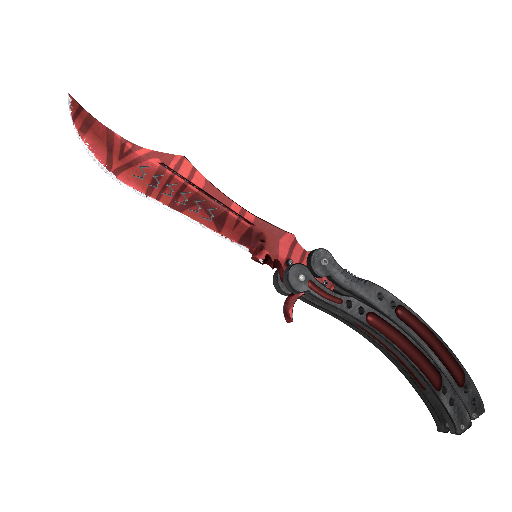 StatTrak™ Butterfly Knife | Slaughter (Factory New)