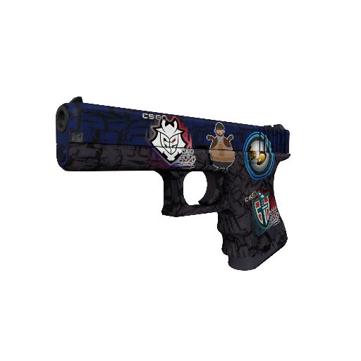 Glock-18 | Blue Fissure (Field-Tested)