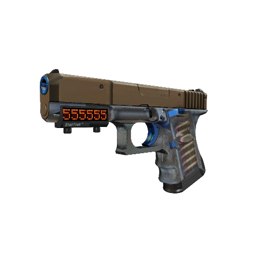 StatTrak™ Glock-18 | Clear Polymer (Minimal Wear)