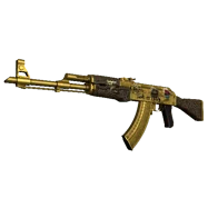 Souvenir AK-47 | Gold Arabesque (Field-Tested)