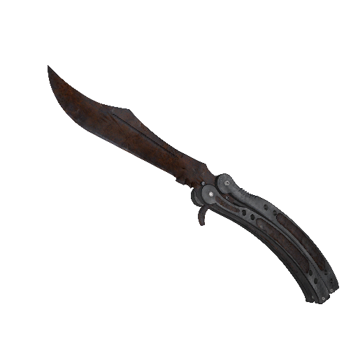 Butterfly Knife | Rust Coat (Battle-Scarred)