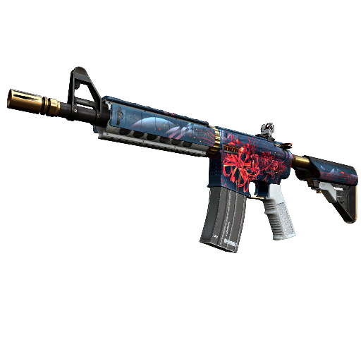 M4A4 | Spider Lily (Well-Worn)