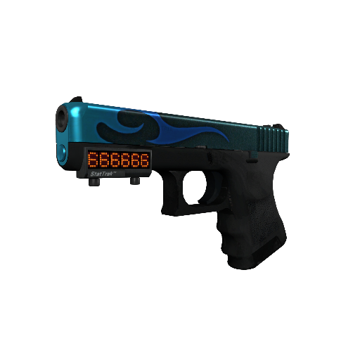 StatTrak™ Glock-18 | Bunsen Burner (Minimal Wear)