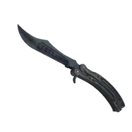 Butterfly Knife | Blue Steel (Field-Tested)