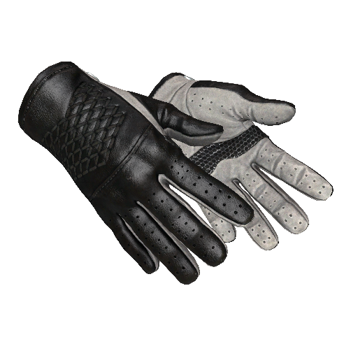 Driver Gloves | Black Tie (Battle-Scarred)
