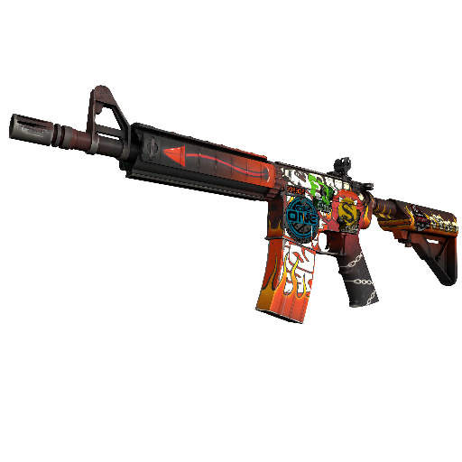 StatTrak™ M4A4 | Hellfire (Factory New)