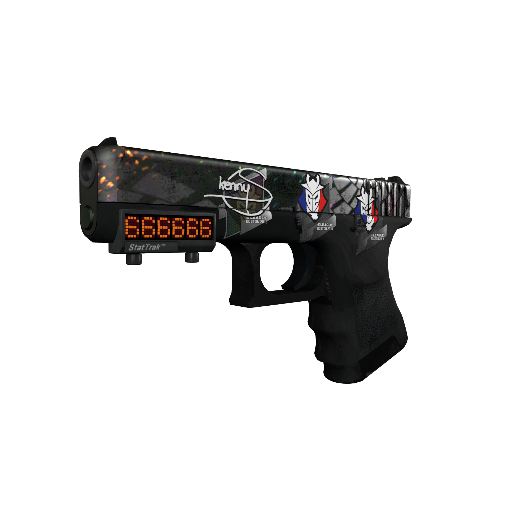 StatTrak™ Glock-18 | Grinder (Minimal Wear)