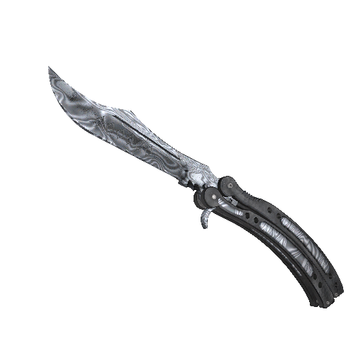 Butterfly Knife | Damascus Steel (Field-Tested)